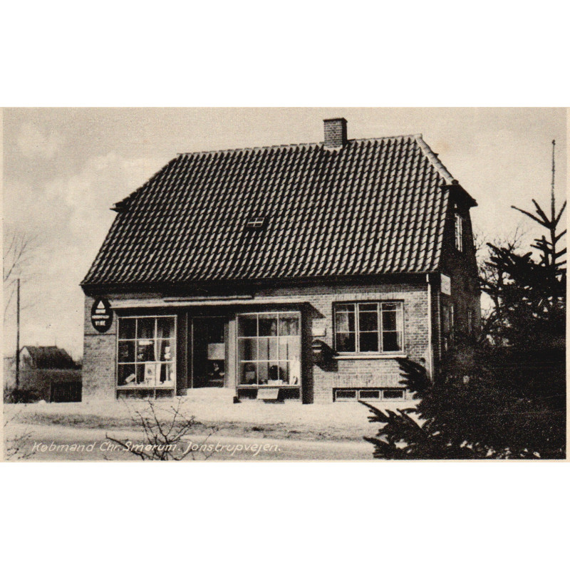 Smørum. Købmand Chr. Smørum Jonstrupvej, ubrugt (Smørum)