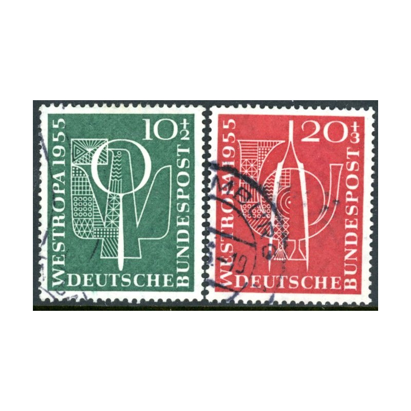 Vesttyskland. 1955. Westropa frimærkeudst.. AFA nr. 1180-81 **    , st.