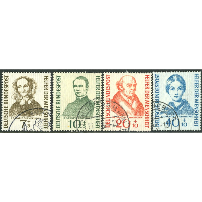 Vesttyskland. 1955. Menneskehedens hjælpere. AFA nr. 1185-88 **    , st.