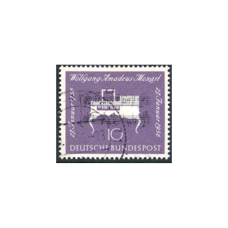 Vesttyskland. 1956. Mozart. AFA nr. 1191 **      , st.