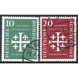 Vesttyskland. 1956. Evangelist kirkedag. AFA nr. 1198-99 **     , st.