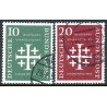 Vesttyskland. 1956. Evangelist kirkedag. AFA nr. 1198-99 **     , st.