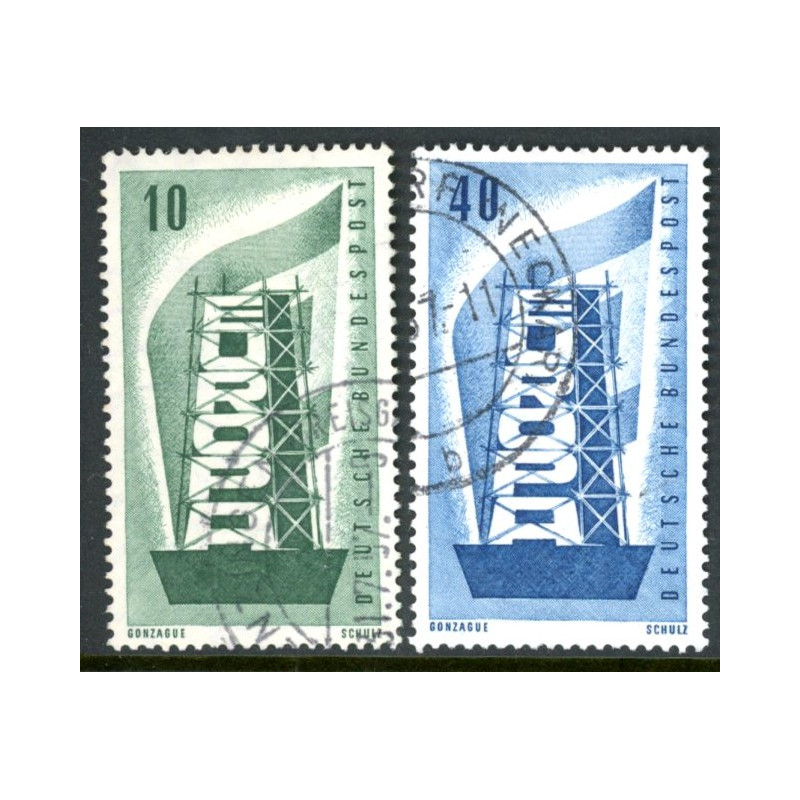 Vesttyskland. 1956. Europamærker / CEPT. AFA nr. 1204-05 **     , st.