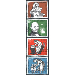 Vesttyskland. 1956. Menneskehedens hjælpere. AFA nr. 1206-09 **    , st.