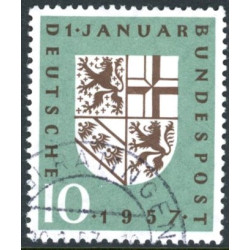 Vesttyskland. 1957. Saars genforening. AFA nr. 1212 **    , st.