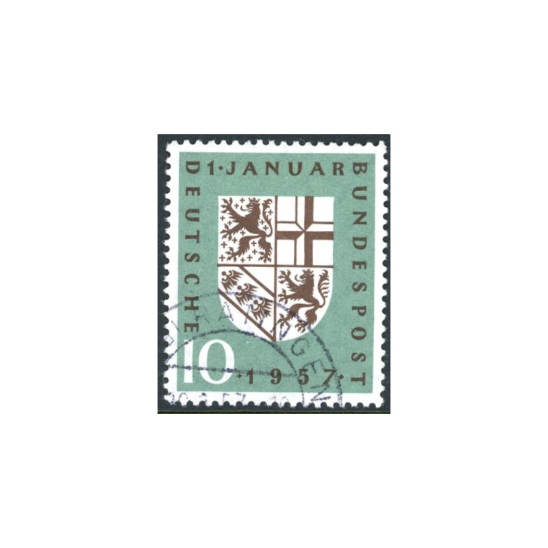 Vesttyskland. 1957. Saars genforening. AFA nr. 1212 **    , st.