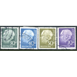 Vesttyskland. 1957. Th. Heuss. AFA nr. 1216-19 **    , st.