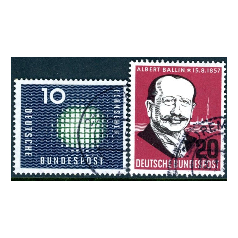 Vesttyskland. 1957. Skibsfarten & Giessen jubilæum. AFA nr. 1224-25 **    , st.