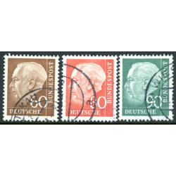 Vesttyskland. 1957. Th. Heuss  AFA nr. 1228-30 **    , st.