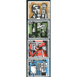 Vesttyskland. 1957. Menneskehedens hjælpere. AFA nr. 1233-36  **     , st.