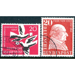 Vesttyskland. 1957. Brevuge & Vom Stein. AFA nr. 1239-40  **     , st.