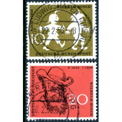 Vesttyskland. 1958. Vilhelm Busch. AFA nr. 1244-45  **     , st.