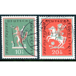 Vesttyskland. 1958. Ungdommens studierejser. AFA nr. 1248-49  **     , st.