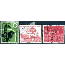 Vesttyskland. 1958. Zoo, München & Triers jubilæum. AFA nr. 1250-52  **     , st.