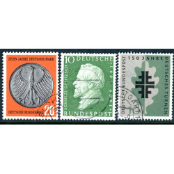 Vesttyskland. 1958. D-mark, Gymnastik & Schulz-Delizsch. AFA nr. 1254-56 **     , st.