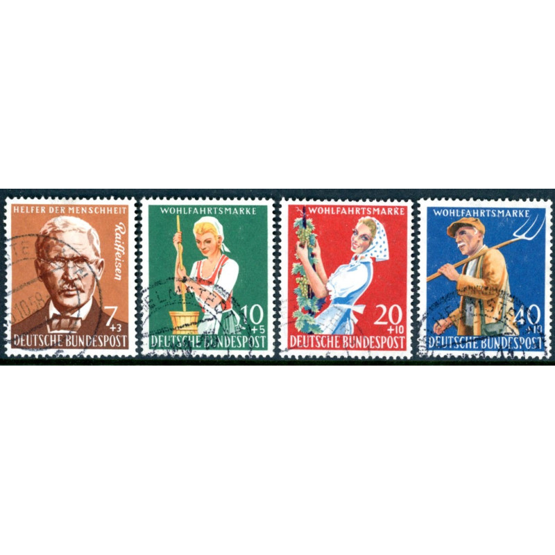Vesttyskland. 1958. Velgørenhedsmærker. AFA nr. 1259-62 **     , st.