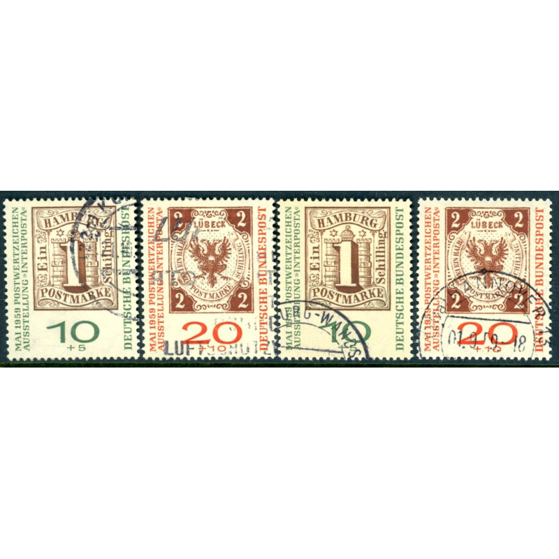 Vesttyskland. 1959. Interposta frimærkeudstilling. AFA nr. 1267-70 **     , st.