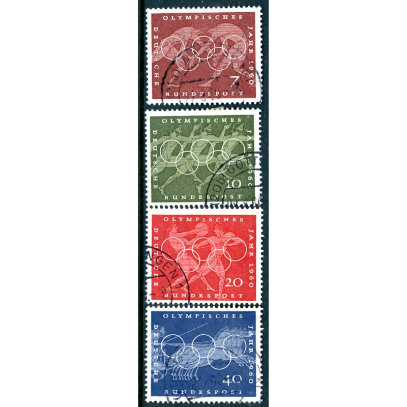 Vesttyskland. 1960. Olympiaden i Rom. AFA nr. 1296-99 **    , st.