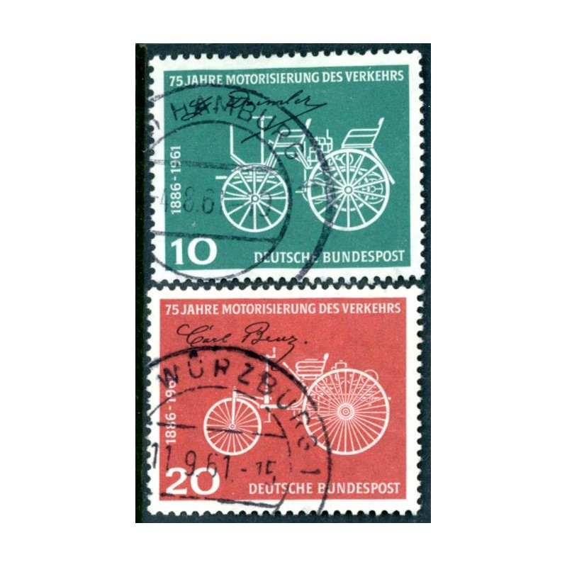 Vesttyskland. 1961. Daimler og Benz. AFA nr 1327-28 **    , st.