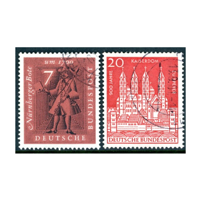 Vesttyskland. 1961. Brevbud & Speyer Domkirke. AFA nr 1329-30 **    , st.