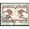 1986. Dansk Blindesamfund. AFA nr. 853y stemplet postfrisk    Stemplet FDC