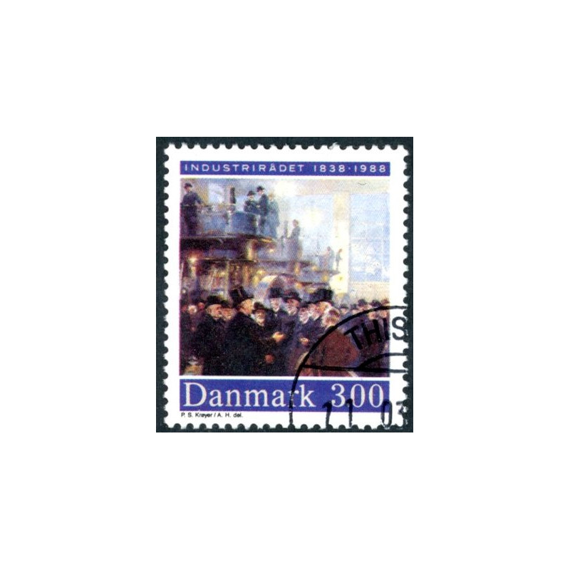 1988. Industrirådets 150 års jubi. AFA nr. 913x postfrisk  Stemplet FDC
