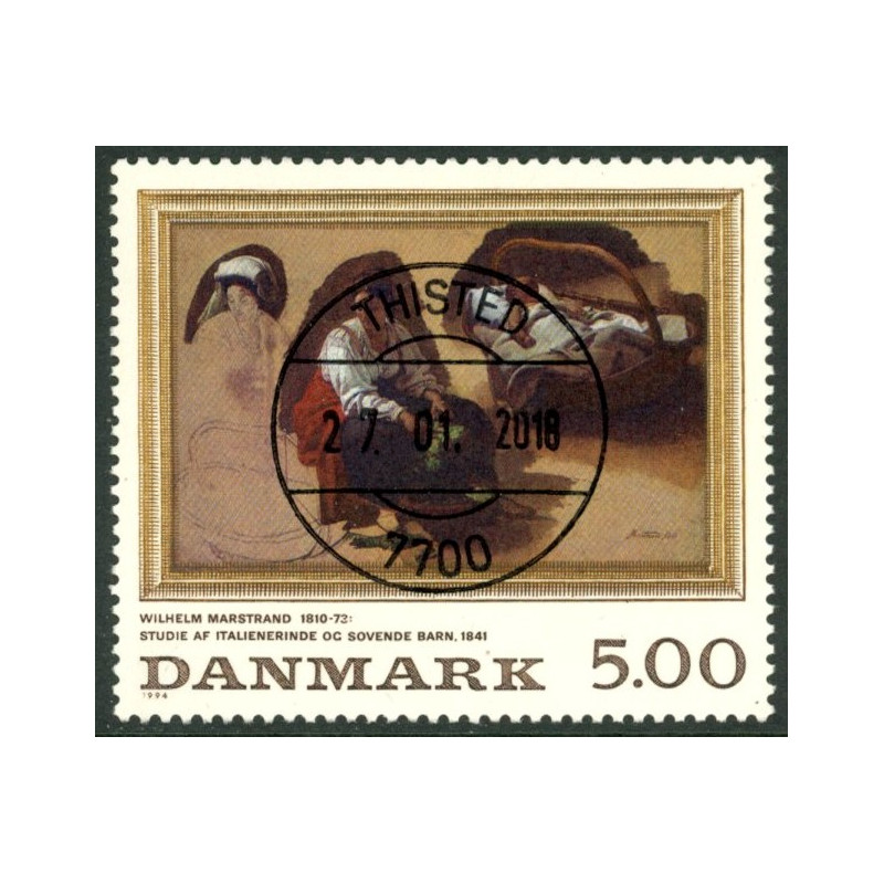 1994. Malerifrimærker. AFA nr. 1081-82  postfrisk  Stemplet FDC
