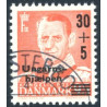 1957. Ungarnshjælpen.  AFA nr. 369x postfrisk  Stemplet FDC
