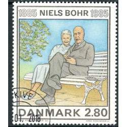 1985. Niels Bohr. Variant. AFA nr. 842x stempelt