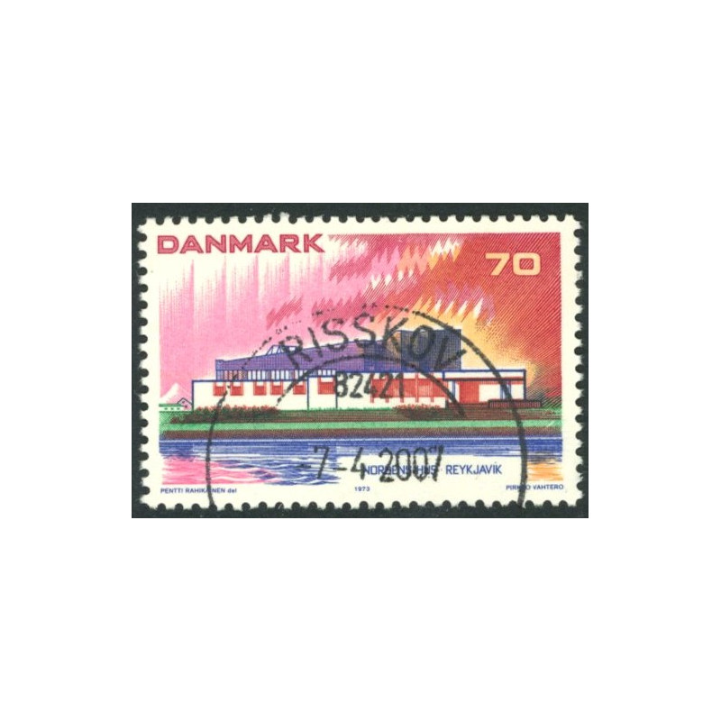 1973. Nordens hus. AFA nr. 547-48 postfrisk   stemplet FDC