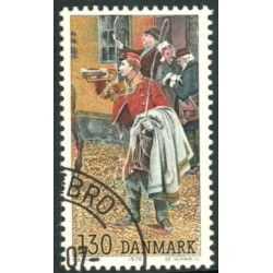 1976. Postillon med variant: Segl på brev. AFA 624y ** stemplet