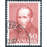 1966. Chrisian Kold, 444Fx stemplet postfrisk   Stemplet FDC
