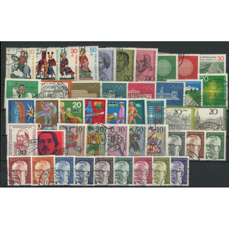 Vesttyskland. 1970. Komplet årgang **    , st.