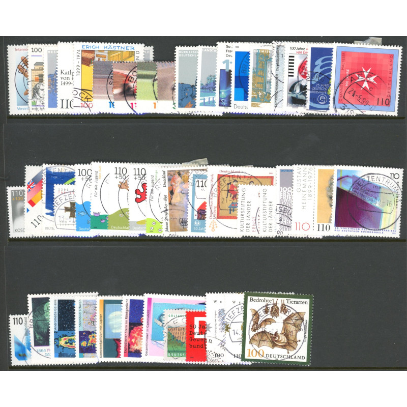 Vesttyskland. 1999. Komplet årgang **. AFA nr. 2969-3027  , st.