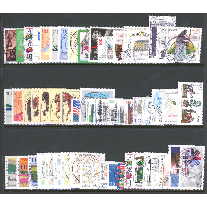 Vesttyskland. 1997. Komplet årgang **. AFA nr. 2836-2905  , st.
