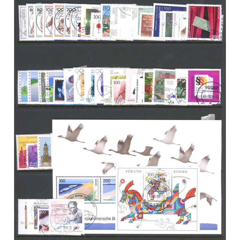 Vesttyskland. 1996. Komplet årgang **. AFA nr. 2775-2835  , st.
