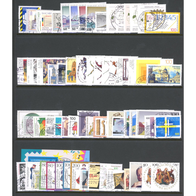 Vesttyskland. 1993. Komplet årgang **. AFA nr. 2586-2649  , st.