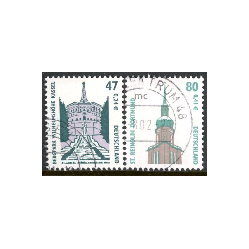 Vesttyskland. 2001. Seværdigheder. AFA nr. 3116-17 **                      (o)