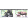 Vesttyskland. 2001. Truede dyr. AFA nr. 2122-23 **                    (o)