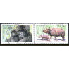 Vesttyskland. 2001. Truede dyr. AFA nr. 2122-23 **                    (o)