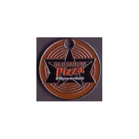 Vognpolet/coincart "Glostrup Pizza  " 20kr./2€ str.