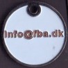 Vognpolet/coincart "Info@fba.dk" 20kr./2€ str.