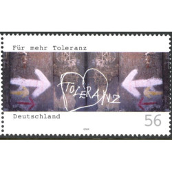 Vesttyskland. 2002. Mere Tolerance. AFA nr. 2169 **                   (o)