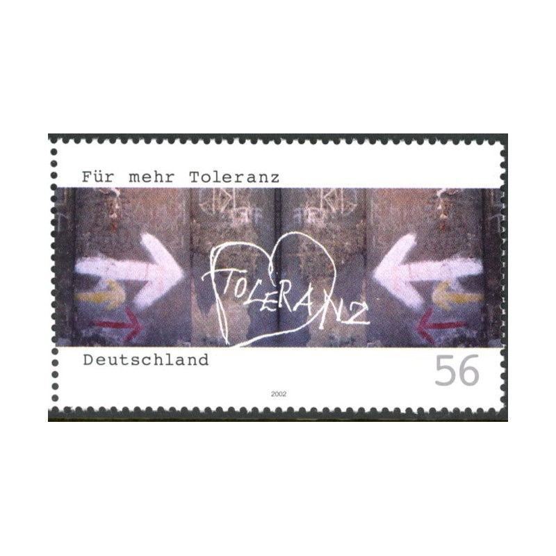 Vesttyskland. 2002. Mere Tolerance. AFA nr. 2169 **                   (o)