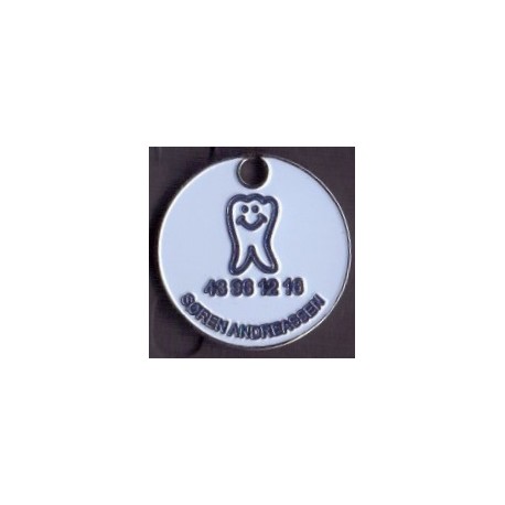 Vognpolet/coincart "Tandlæge Søren Andreasen" 10kr./1€ str.