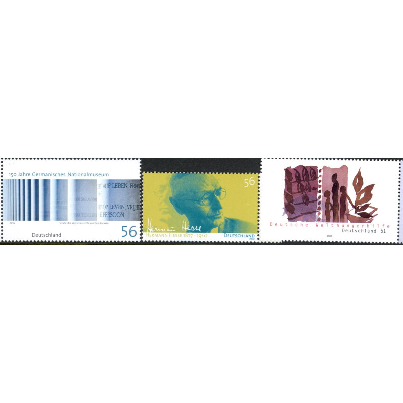 Vesttyskland. 2002. Nationalmuseum, Hesse og hungersnødhjælp. AFA nr. 3200-02 **              (o)