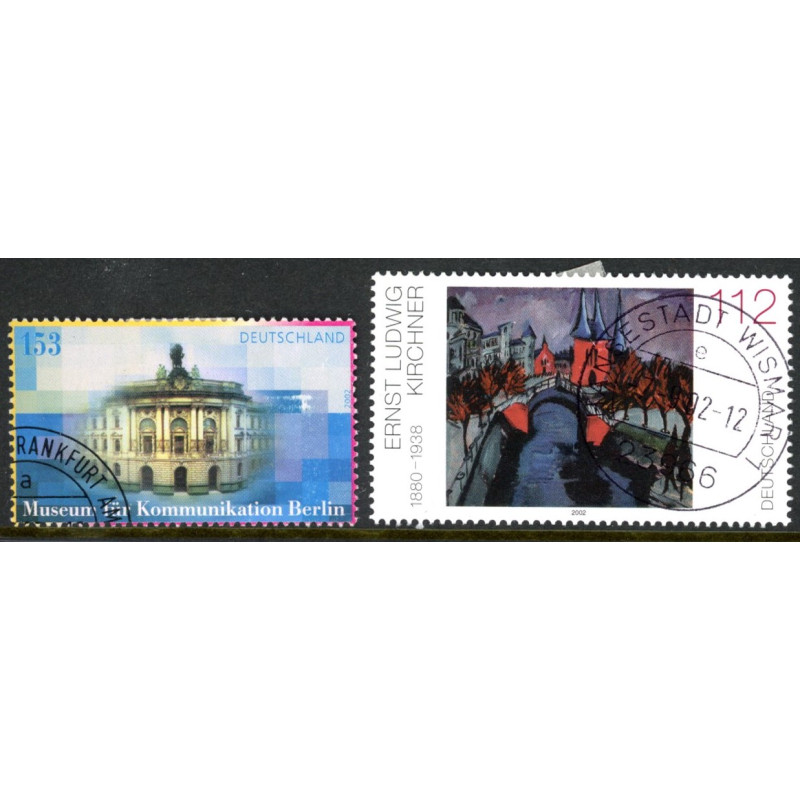Vesttyskland. 2002. Kommuniation, og tysk malerier. AFA nr. 3206-07 **              (o)