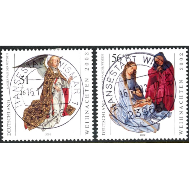 Vesttyskland. 2002. Julefrimærekr. AFA nr. 3214-15 **              (o)