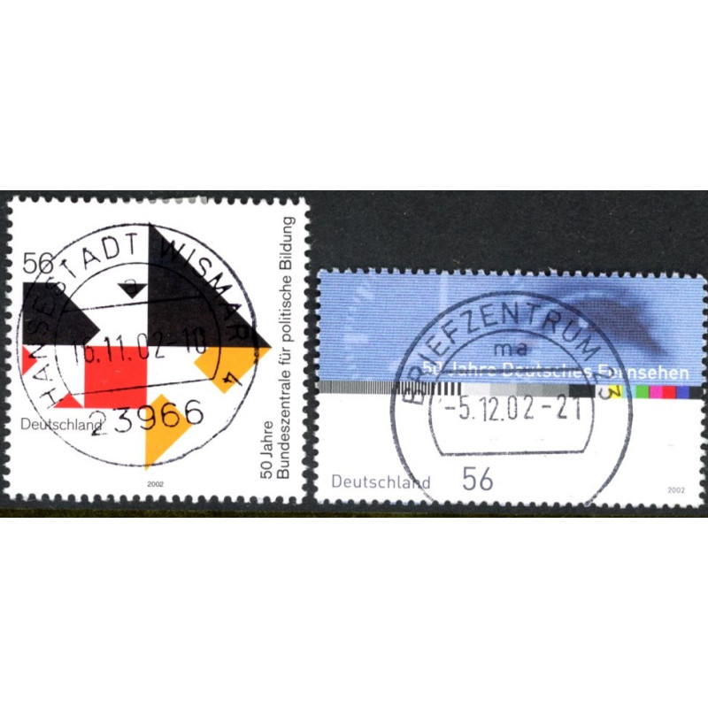 Vesttyskland. 2002. Politikstudier og fjersynsudsendelser. AFA nr. 3216-17 **              (o)