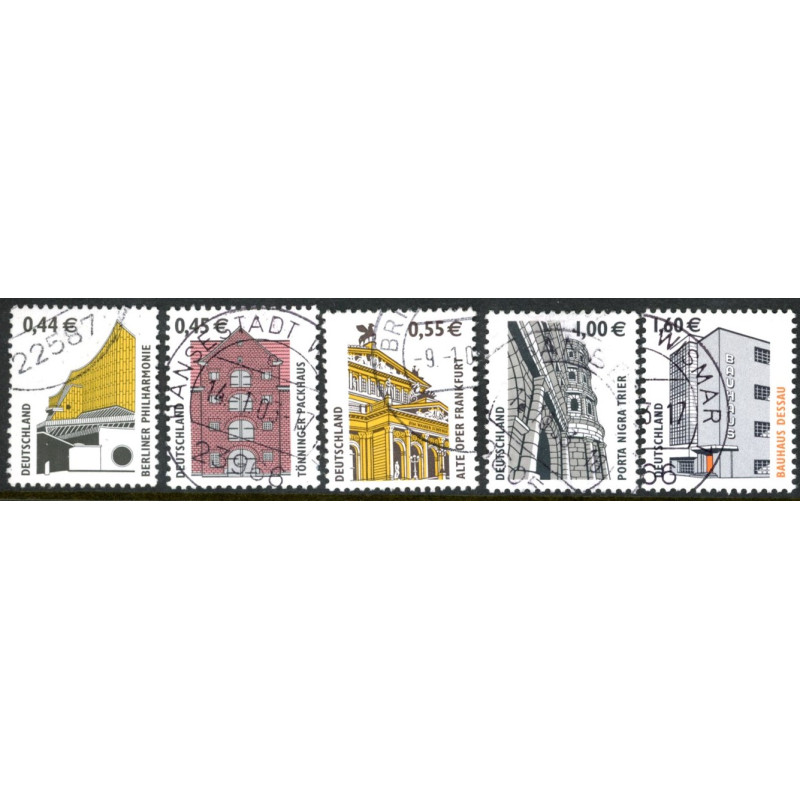 Vesttyskland. 2002. Seværdigheder. AFA nr. 3227-31 **            (o)